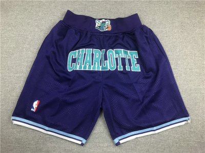 NBA Charlotte Hornets Just Don shorts Violet